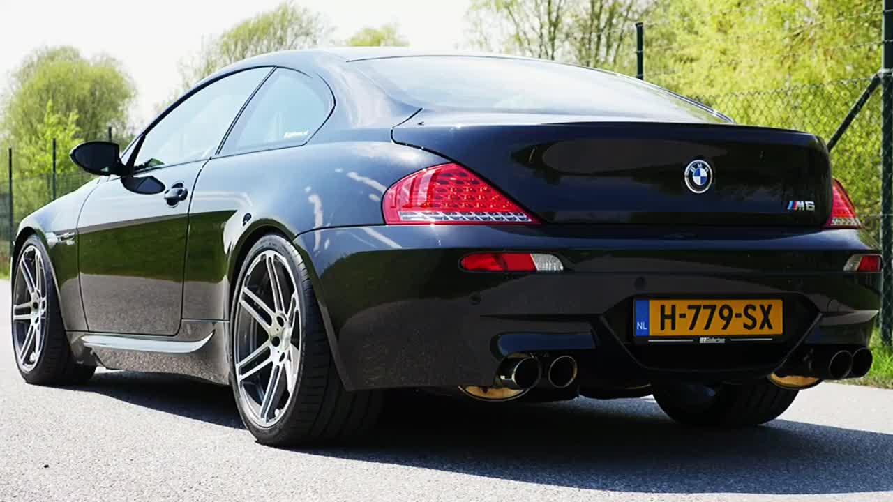 听宝马m6v10发动机亢奋的声音