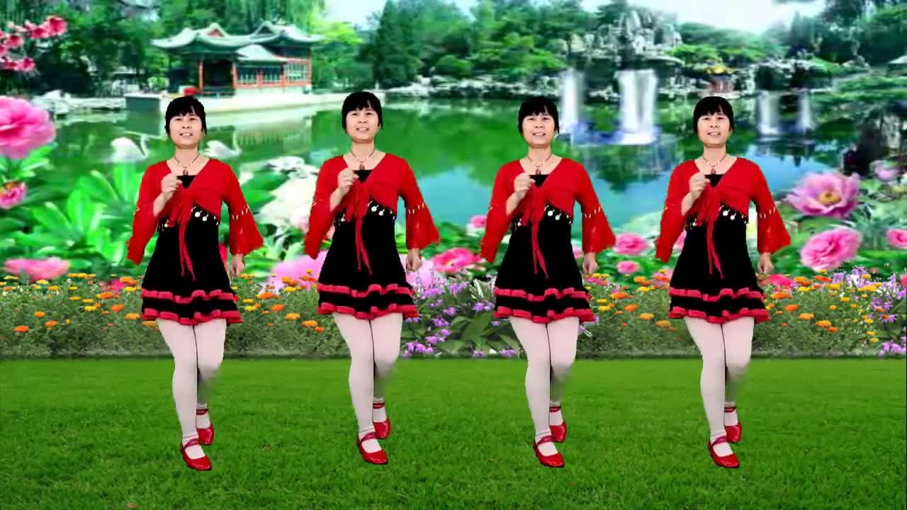 广场舞《花蝴蝶》歌声悦耳动听,简单又好看