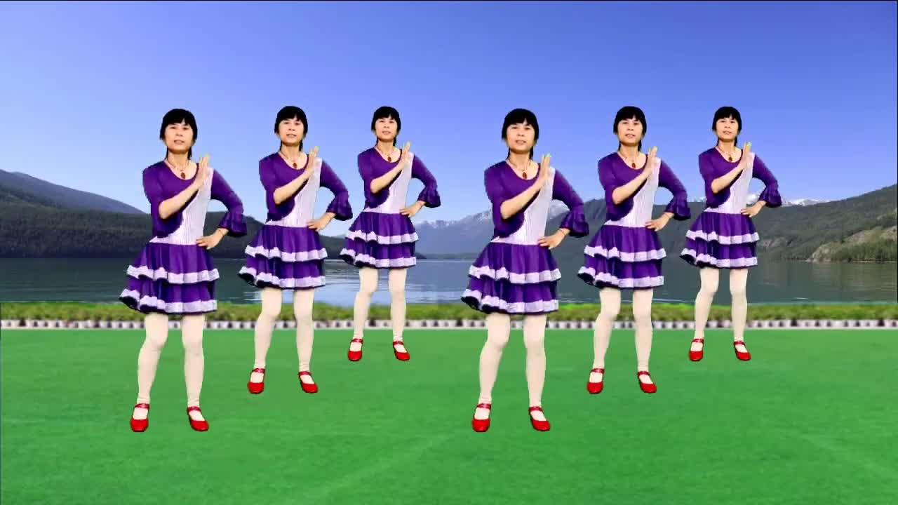 广场舞《心锁》旋律优美醉人,简单又好看