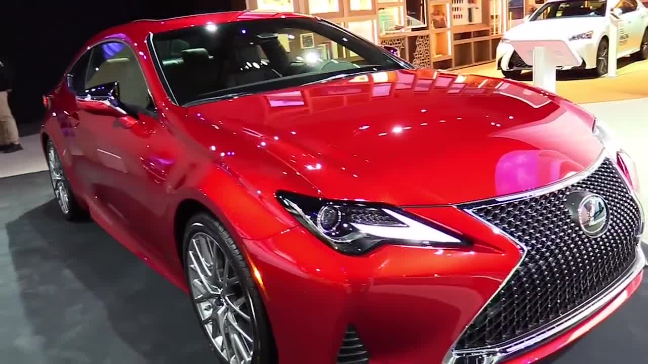 外观犀利霸气动感十足,2019雷克萨斯rc350轿跑