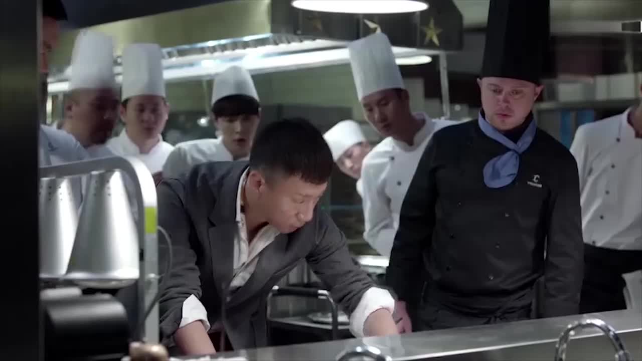 好先生陆远做牛排时间气的外国主厨直说砸场子