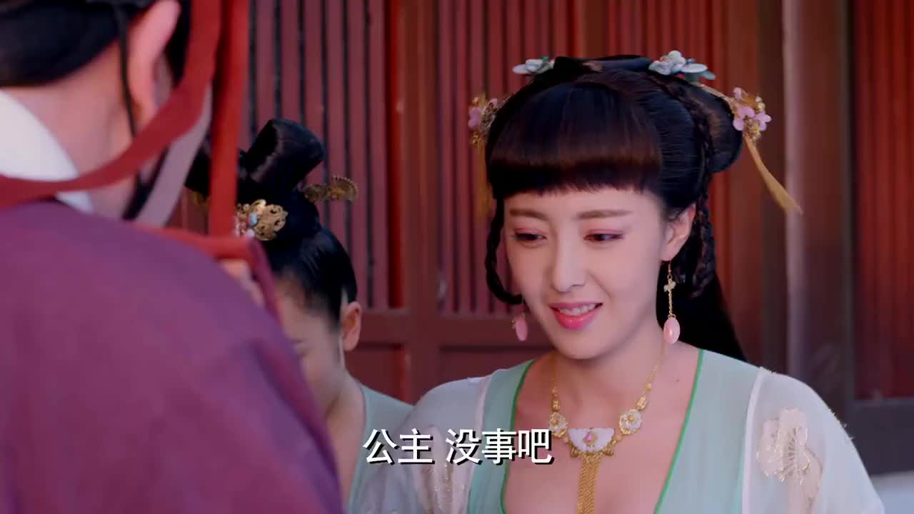 武媚娘传奇高阳故意摔倒帮九哥拖延希望他能把画收好