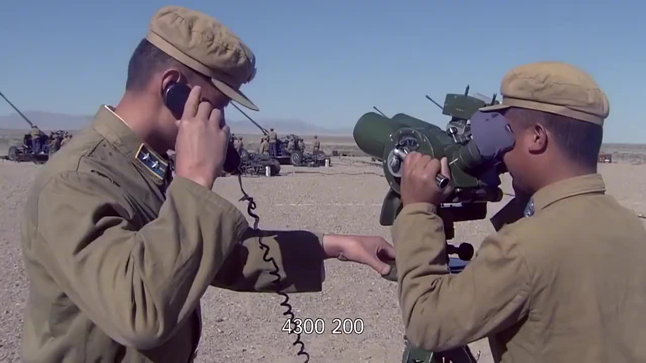 绝密543空军部队高射炮齐发帅呀