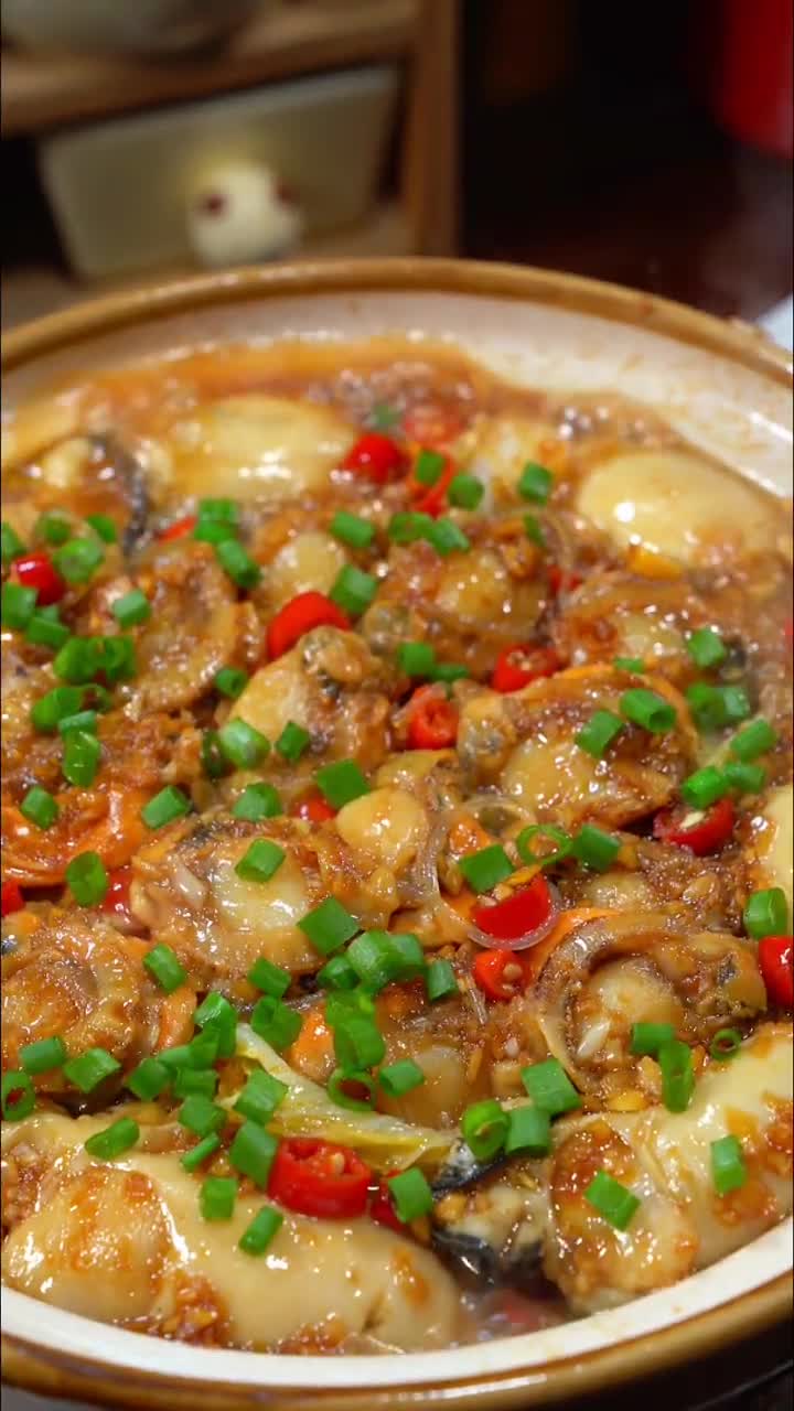 醉好吃的蒜蓉生蚝扇贝粉丝煲简单美味下饭