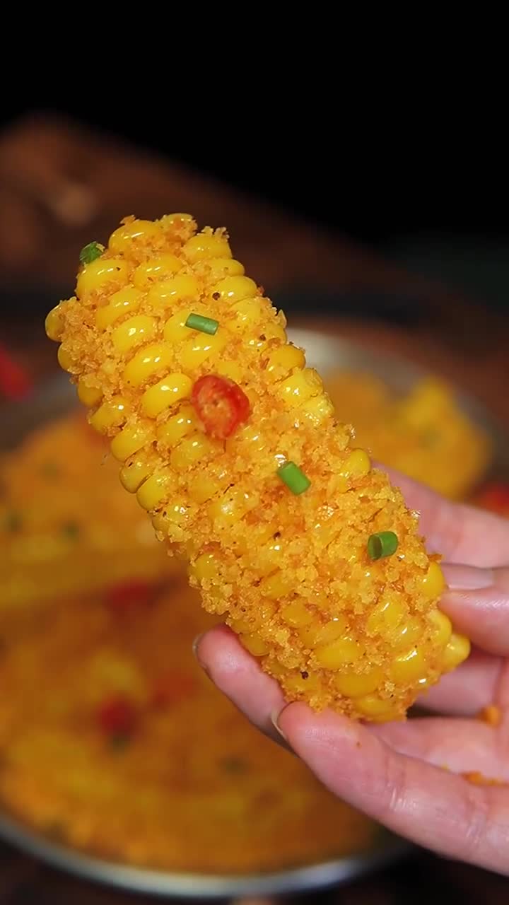 只要2步就能做成超级好吃的避风塘椒盐玉米_手机新浪网