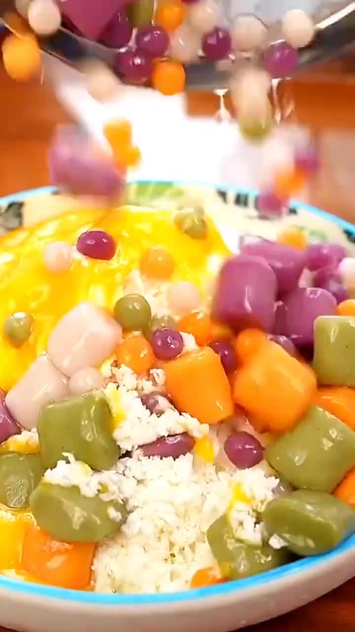 分享美食芋圆冰沙做法__财经头条