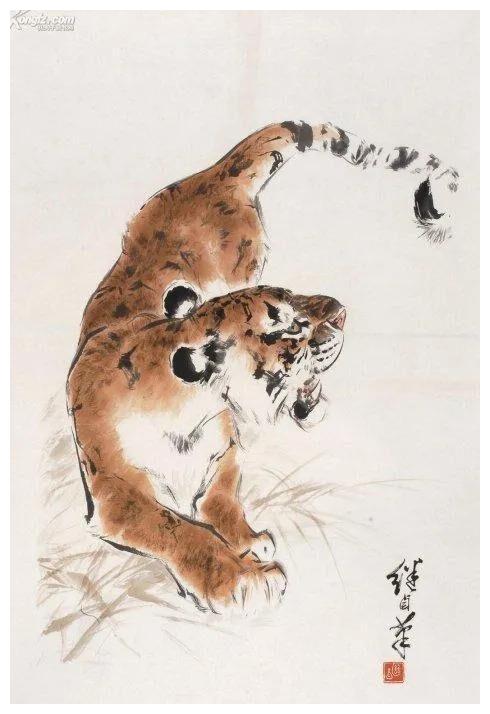 虎年回顾刘继卣画虎