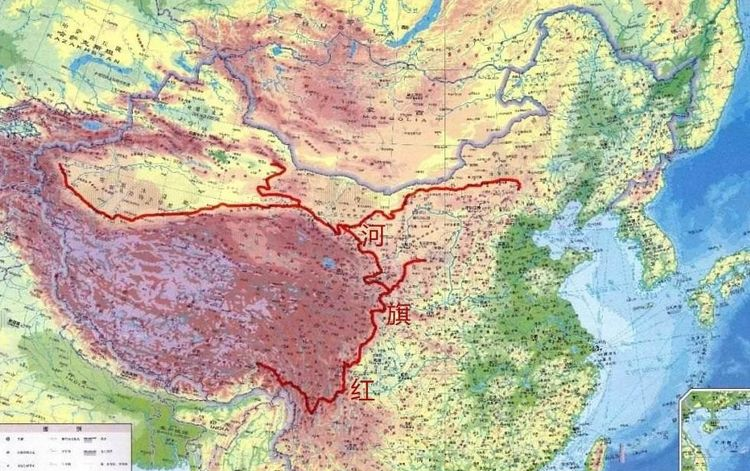 红旗河地图全图高清图片