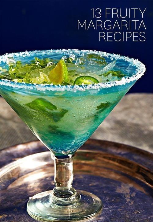 新鲜和简单的薄荷玛格丽塔鸡尾酒配方