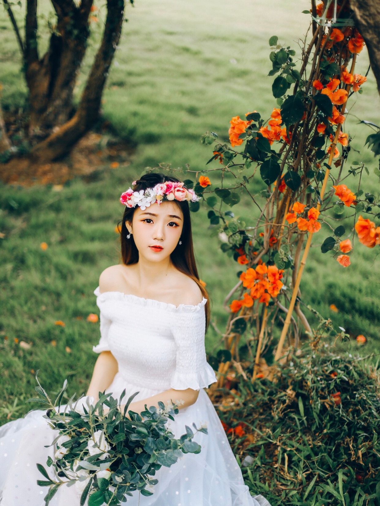 美女组图|遇到一树花开,教你妙变花姑娘!_高清图集_新浪网