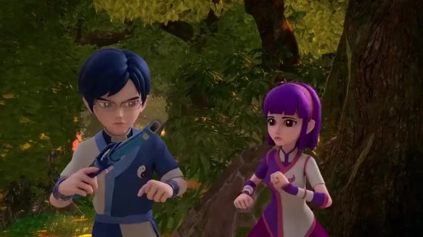 武当虹少年:蓝岳救了紫璐,不料自己被坏人抓住,这下没人救他啊