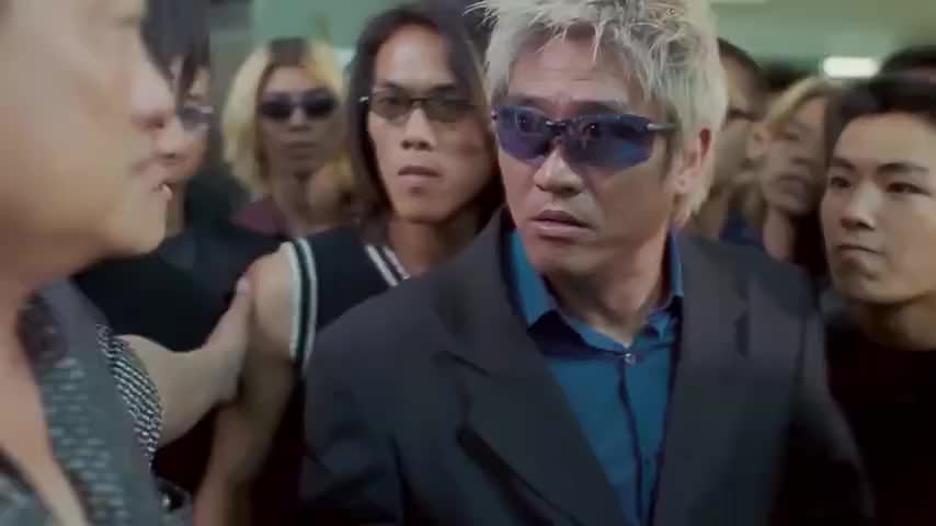 胜者为王,陈浩南的那个动作,山鸡没跟错人