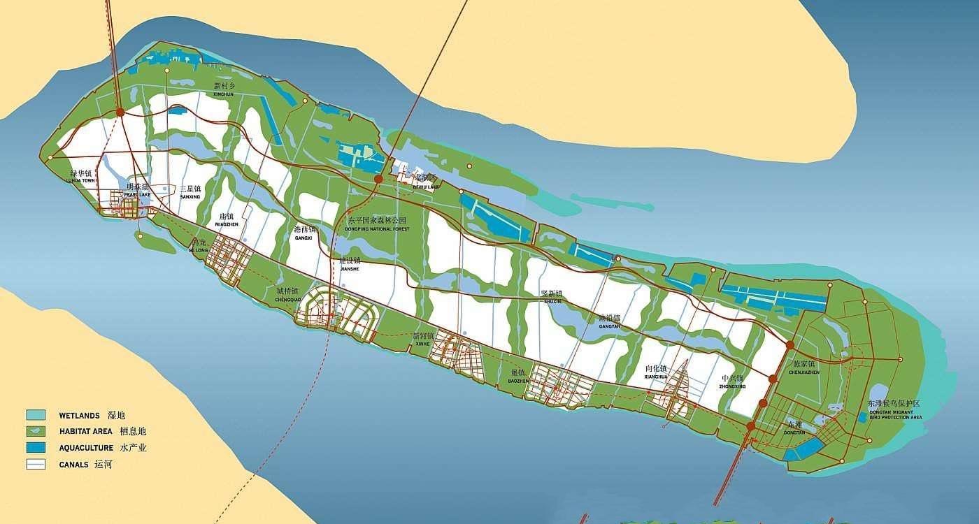 我国正在"生长"的三个岛屿, 第二个被称"长江门户"