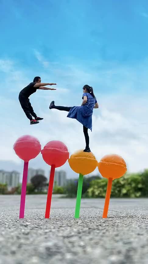 3秒教会你,用棒棒糖拍出创意照片_手机新浪网