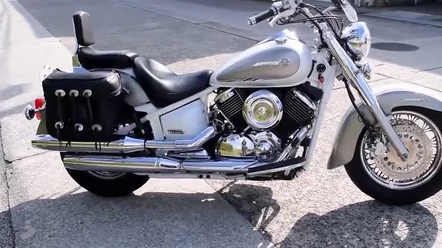 朋友都羡慕我的车,保养完美的雅马哈太子摩托车