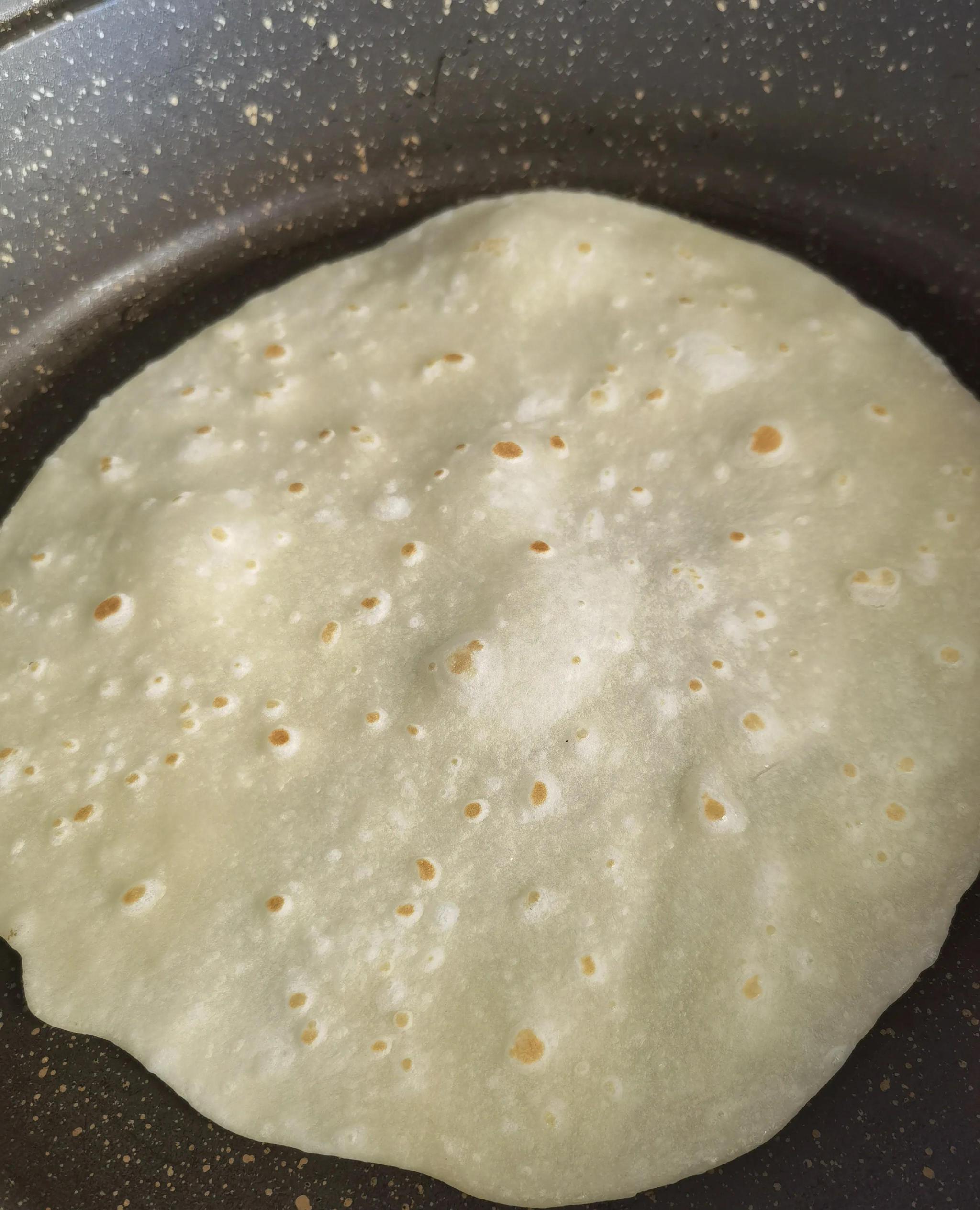 分享我的美食做法烙春饼