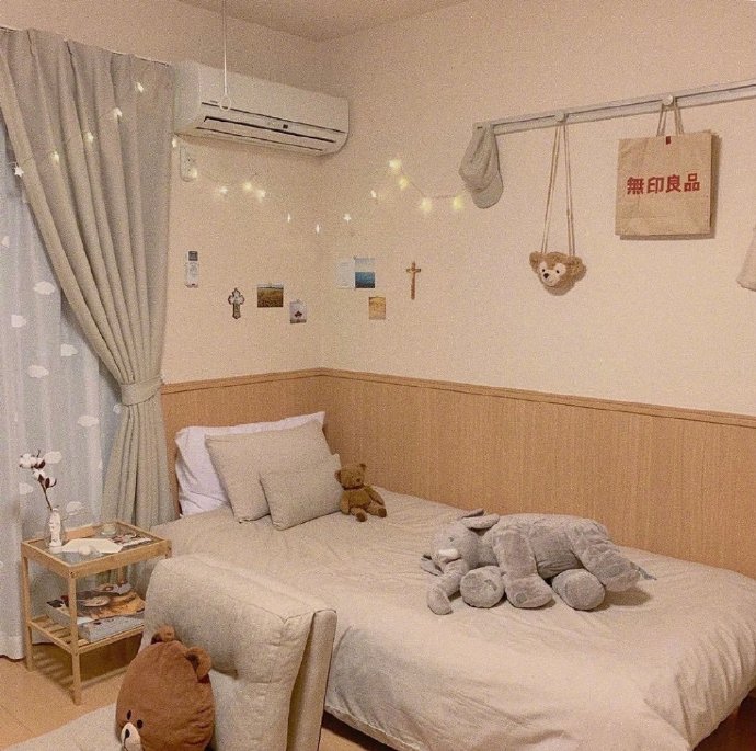 超温馨的ins风女生卧室布置参考