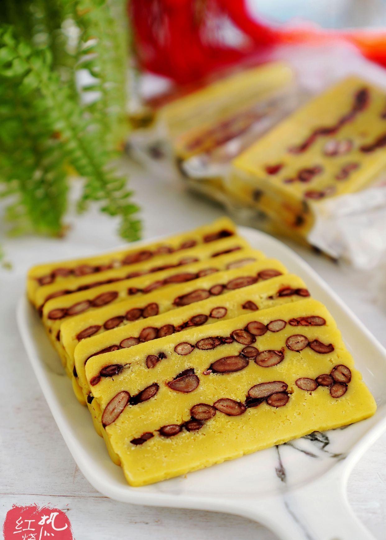 黄米面蜜红豆的,照着配方试试看