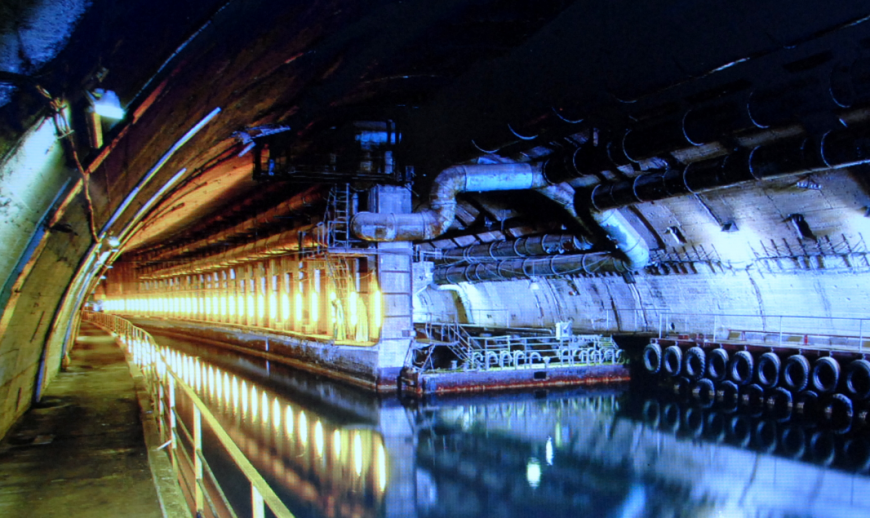 克里米亚开放秘密潜艇洞库,外界:该洞库可抵御百万吨级核弹攻击