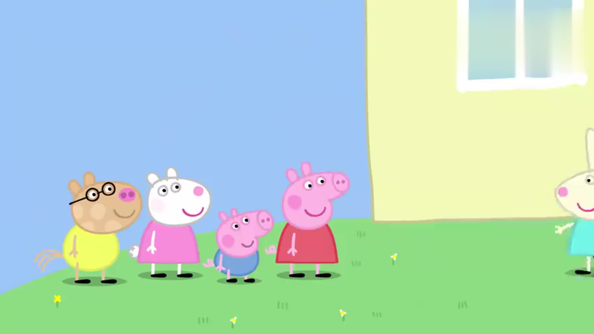 小猪佩奇:佩奇拥有一台变色饮料机,能把透明水变成紫色!