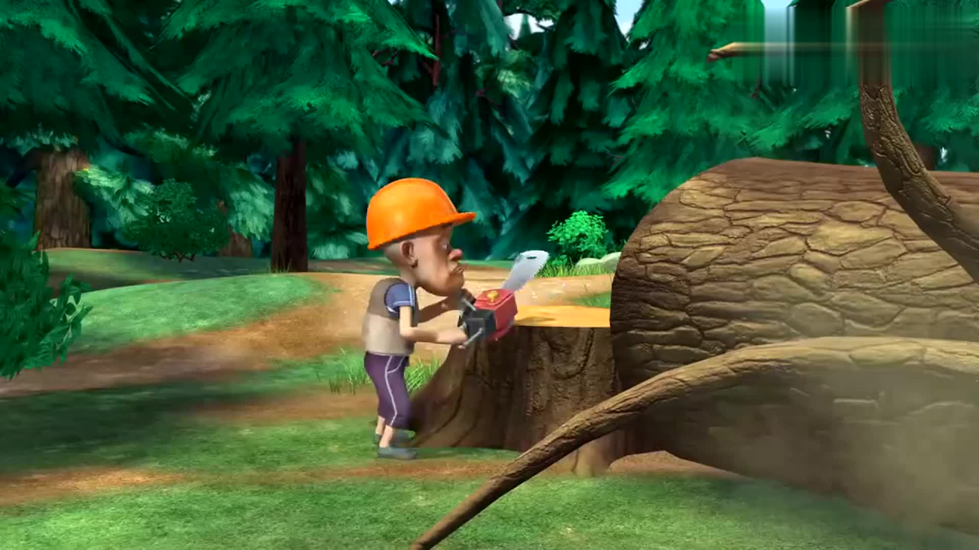 熊出没-熊二也太可爱,抱怨没人买,看强哥怎么做生意