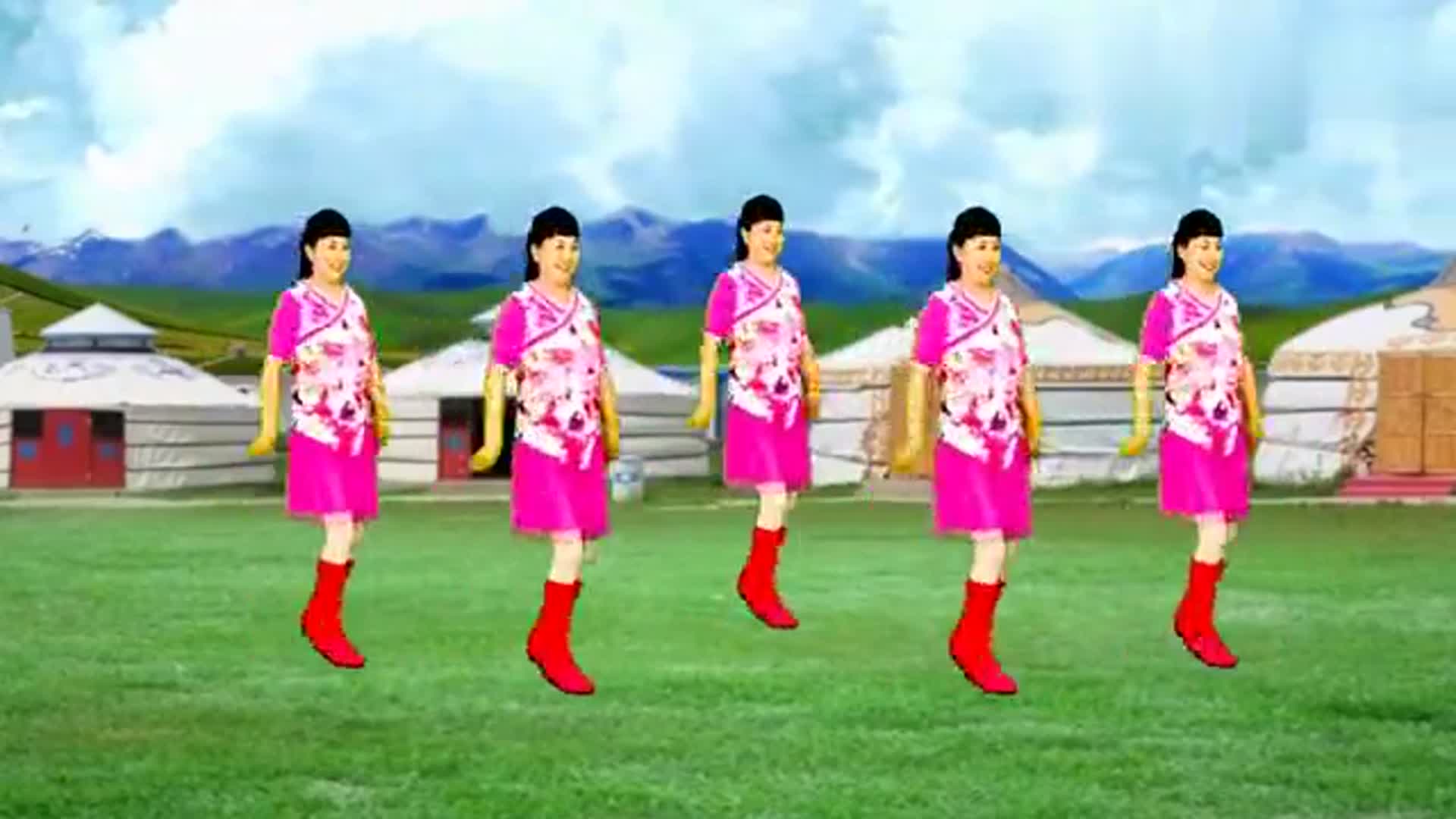 民族广场舞唐古拉风暴活力健身动感欢快跳起来真好看