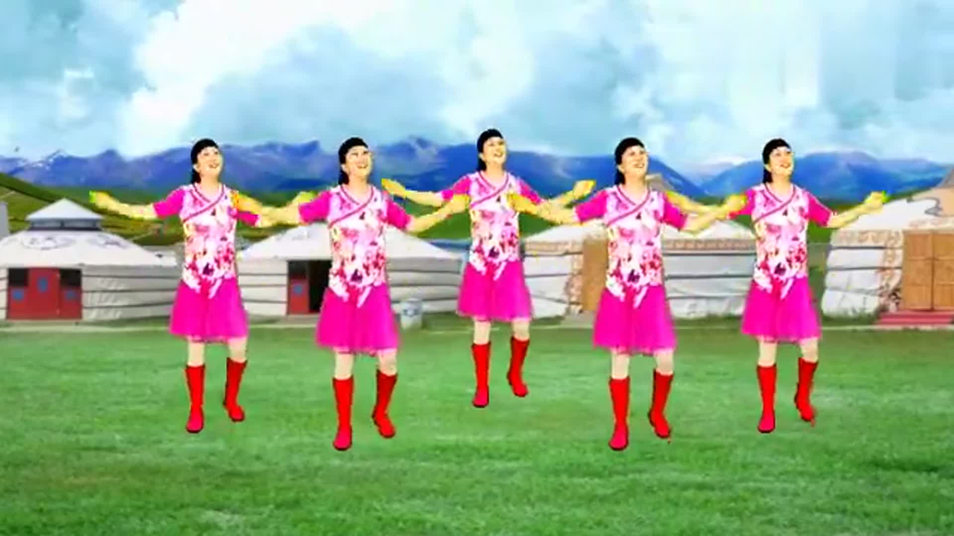 民族广场舞唐古拉风暴活力健身动感欢快跳起来真好看