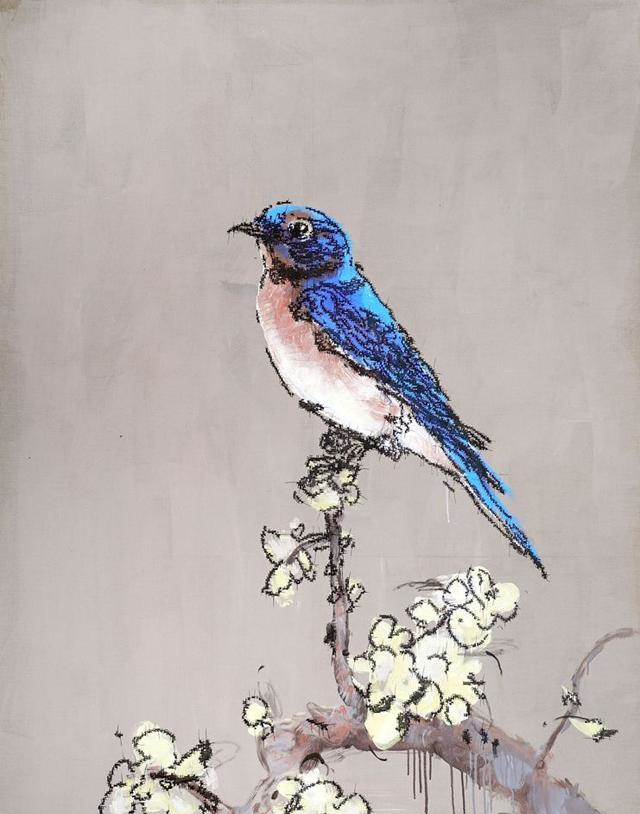 叶永青艺术家画什么画画个鸟