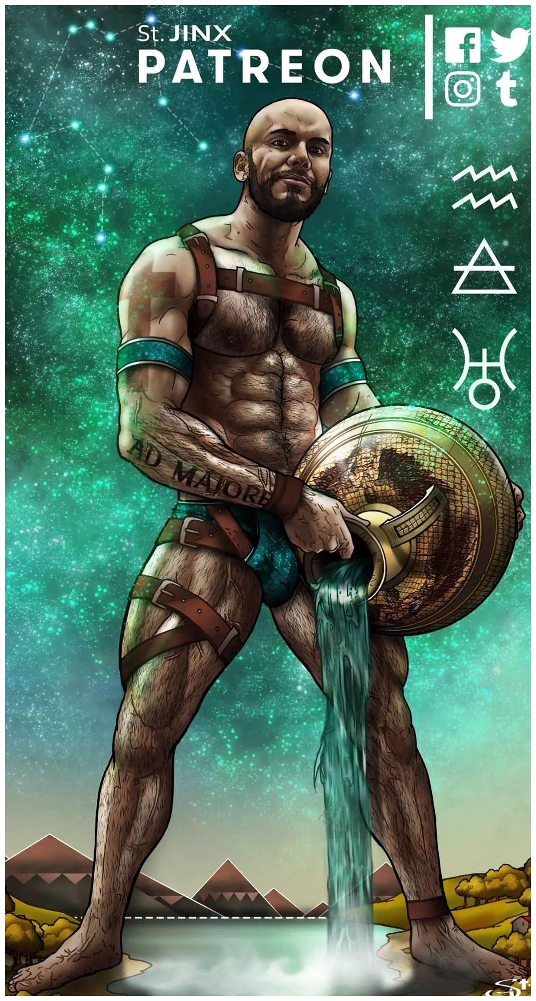 12星座肌肉守护神,够骚气的