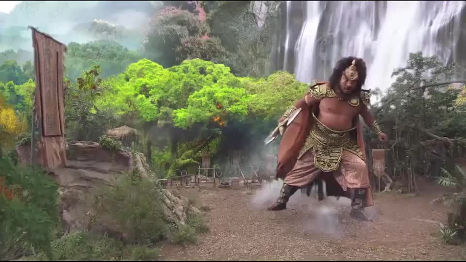 巨灵神大战孙悟空,一个傻大个去打猴子,这不是等着被戏耍吗