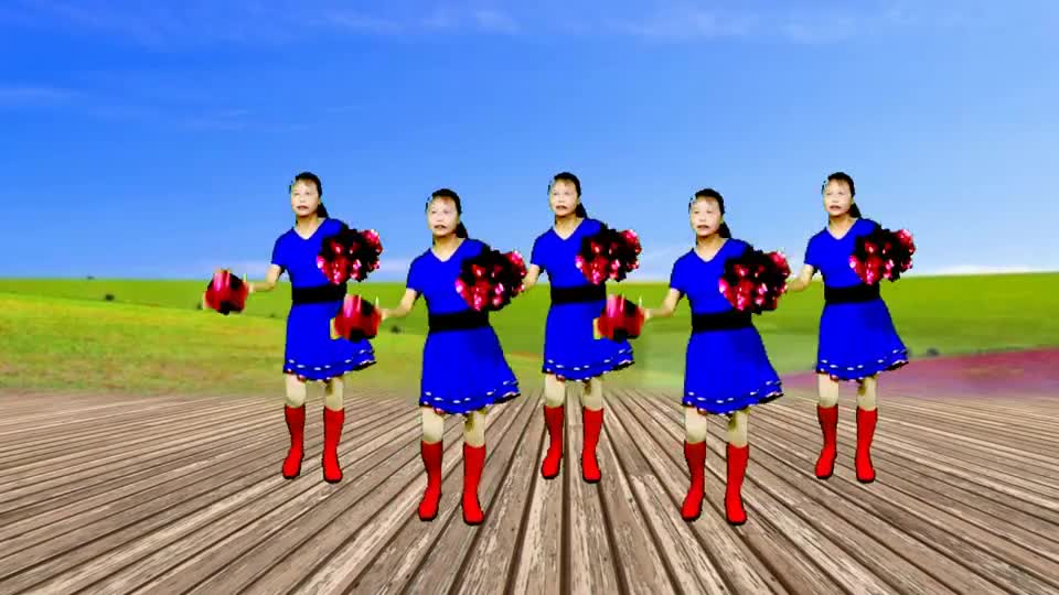 花球舞《好运来》送给所有人,好运发大财,喜庆花球舞,好听好看