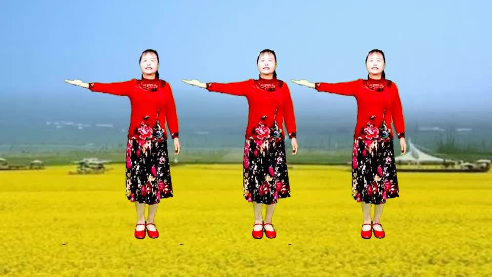 简单三步踩广场舞《黄玫瑰》飘逸轻快,好看的舞蹈,送给大家欣赏