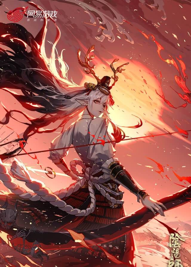 「阴阳师」插画 铃鹿御前