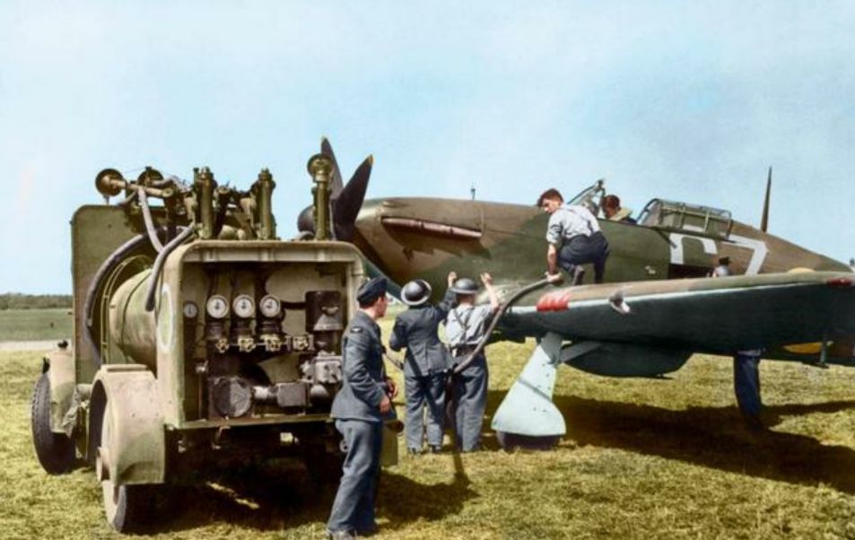 不列颠之战珍贵彩照,人类历史上最大规模的空战!