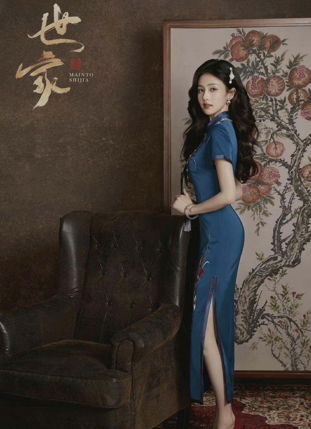 笠帽搭配黑色旗袍,白鹿变身新年大使,粉丝热议不断!__财经头条