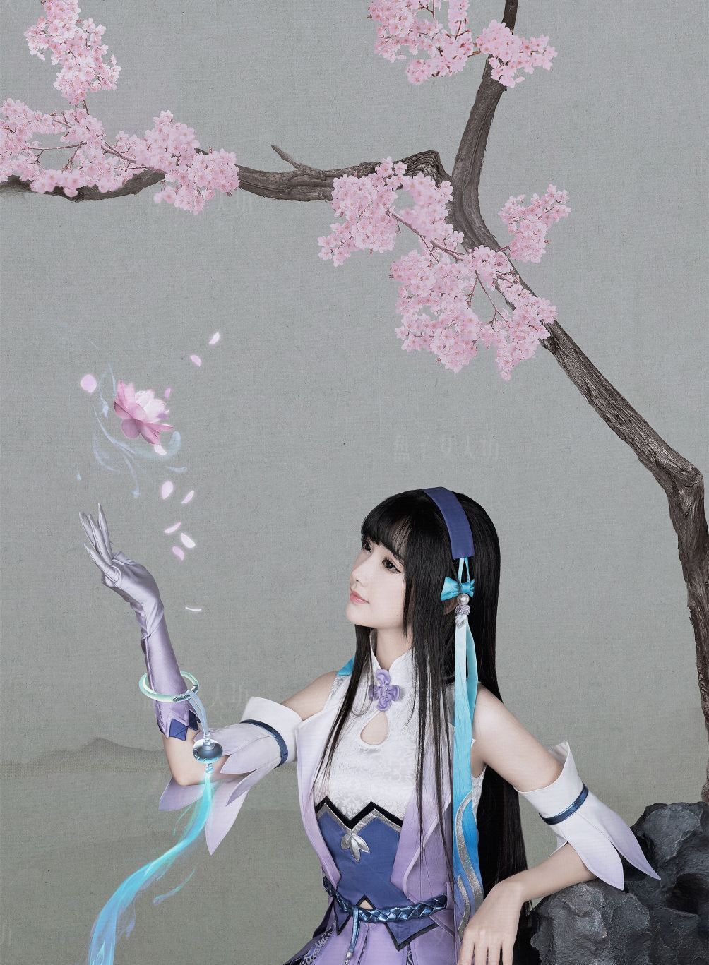 王者荣耀:kpl解说琪琪cos四大美女西施,最像原画_高清图集_新浪网