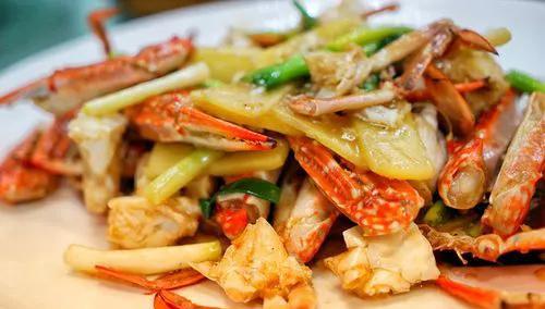 味道鲜美简单易做的广式葱姜炒花蟹大家喜欢吃吗