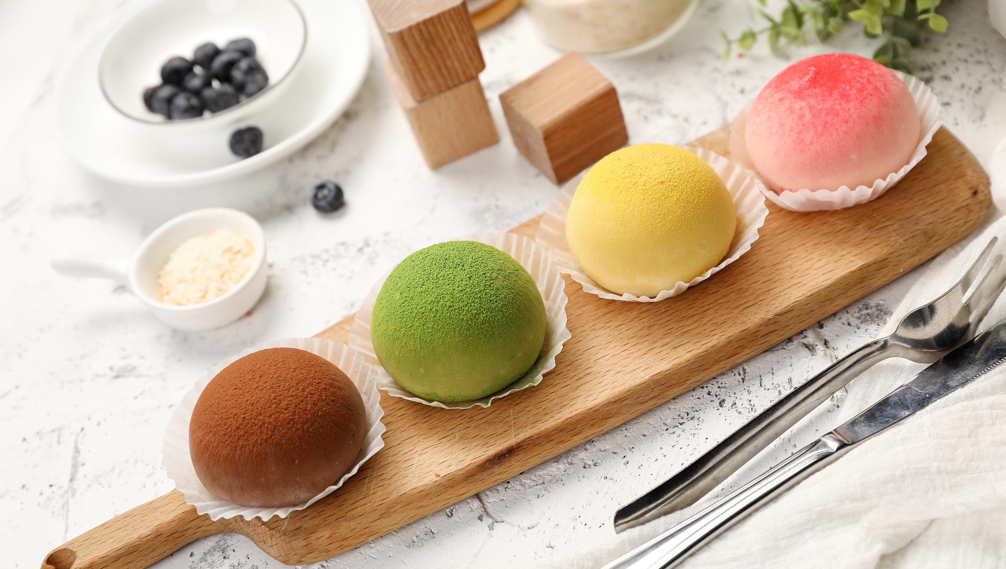 夏日美食雪媚娘