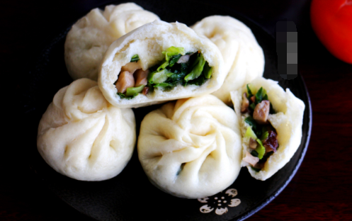 纯素馅香菇油菜包的做法简单易上手营养鲜美越吃越香