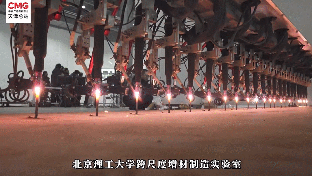 40弧并行3D打印，成型尺寸达20米，当前国内最大金属3D打印机