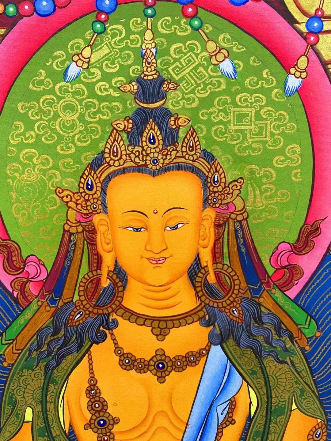 唐卡绘画中的各类吉祥珠宝 唐卡绘画中的各类吉祥珠宝