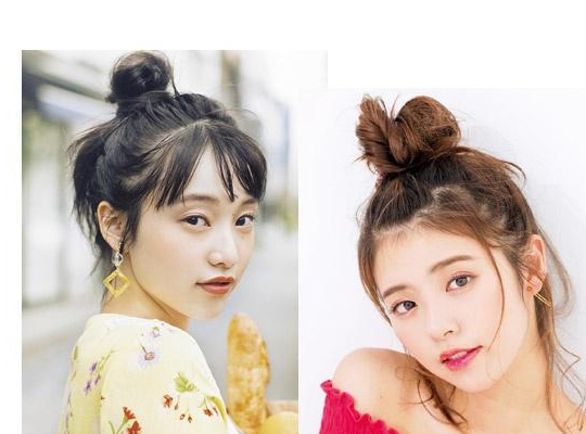 正文  丸子头是一款时髦的发型,流行很久,但经过不断的变化,还是一样