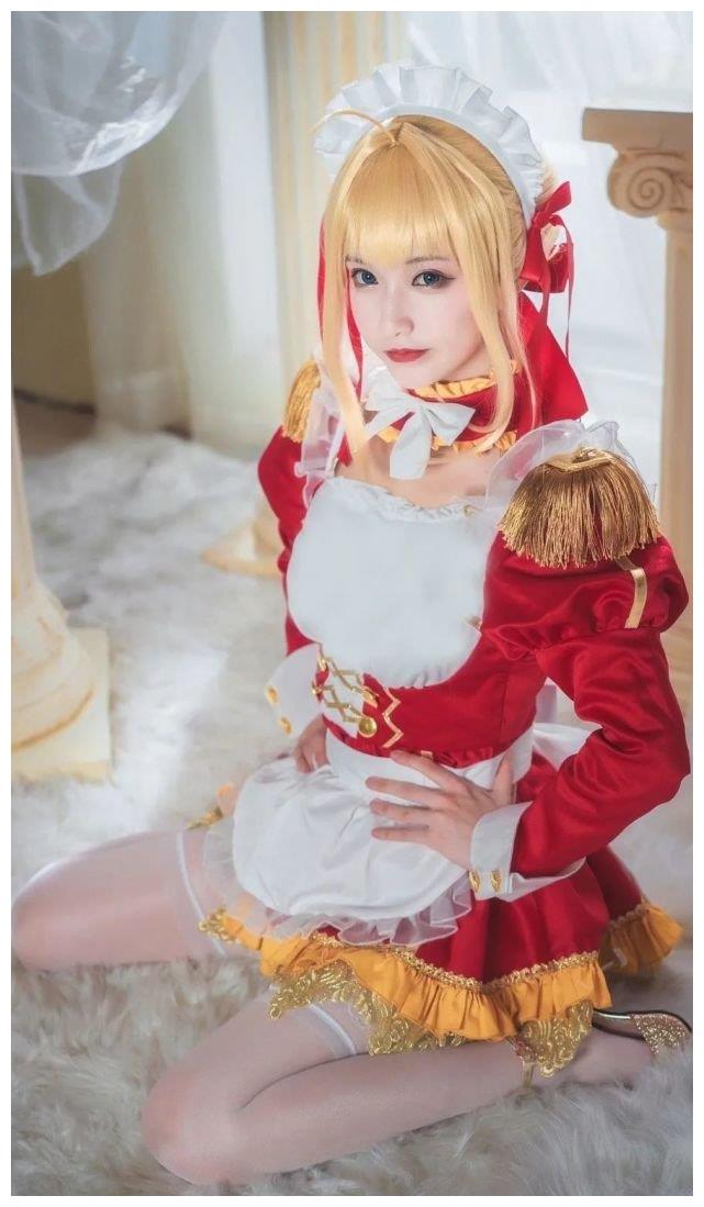 cosfgo女仆尼禄cos正片铁板烧鬼舞