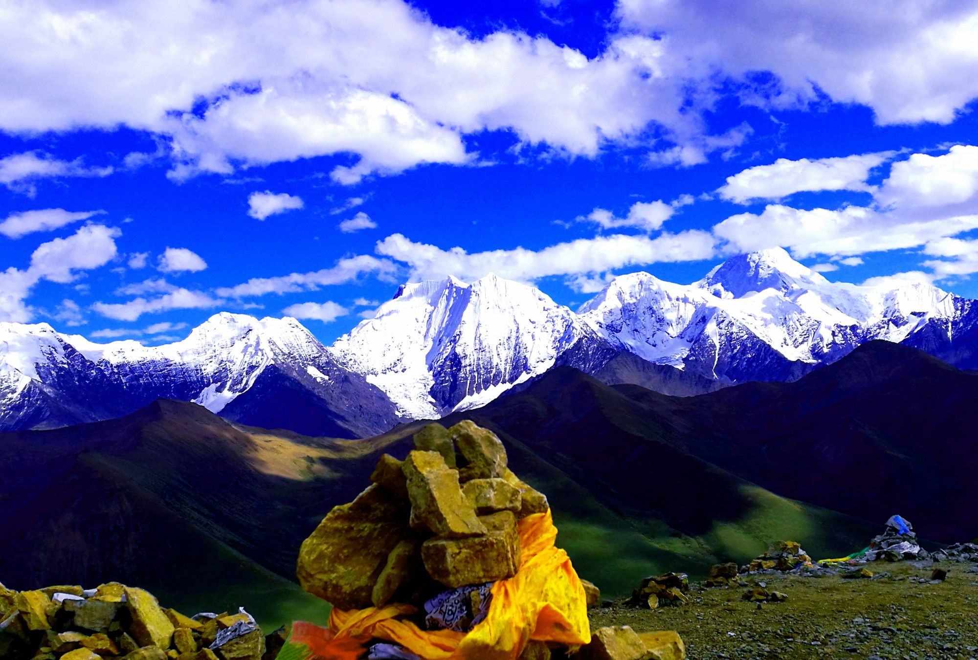 川西游,雅哈垭口,蜀山之王贡嘎雪山_高清图集_新浪网