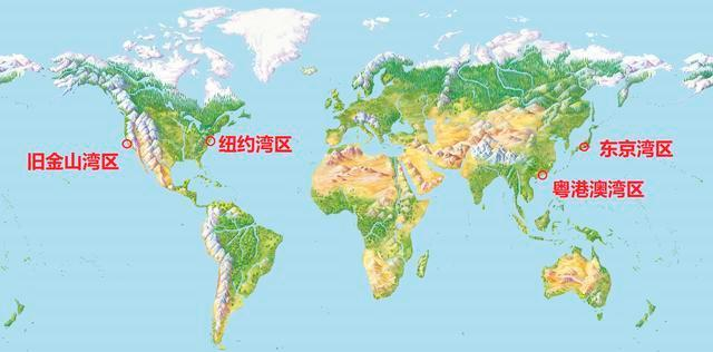 世界四大湾区的地理概况,粤港澳湾区的优势明显