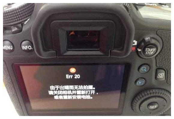 单反相机上的"err"错误代码是什么意思?建议你看看这个对照表