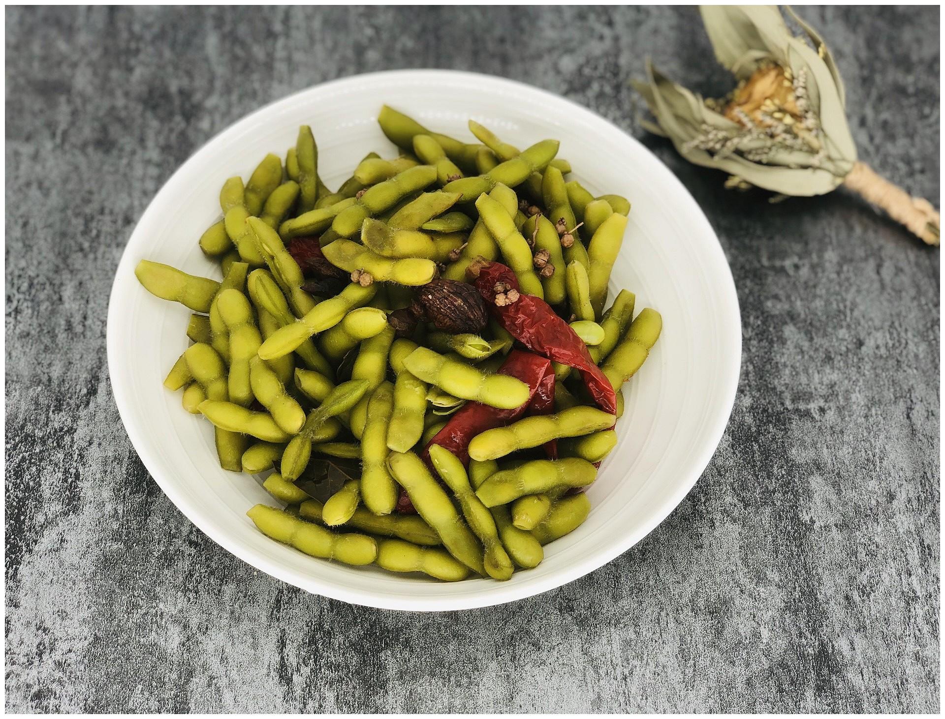 家常五香毛豆的做法