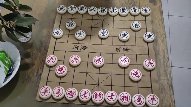 象棋一字长蛇阵_强行追底线_压着对方难受至极