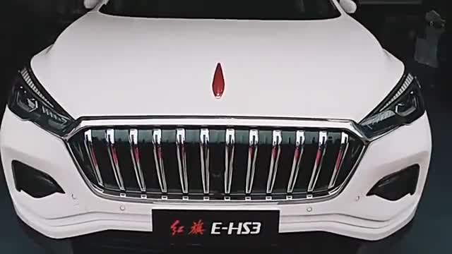 视频：红旗首款纯电动车型红旗E-HS3实车曝光！！