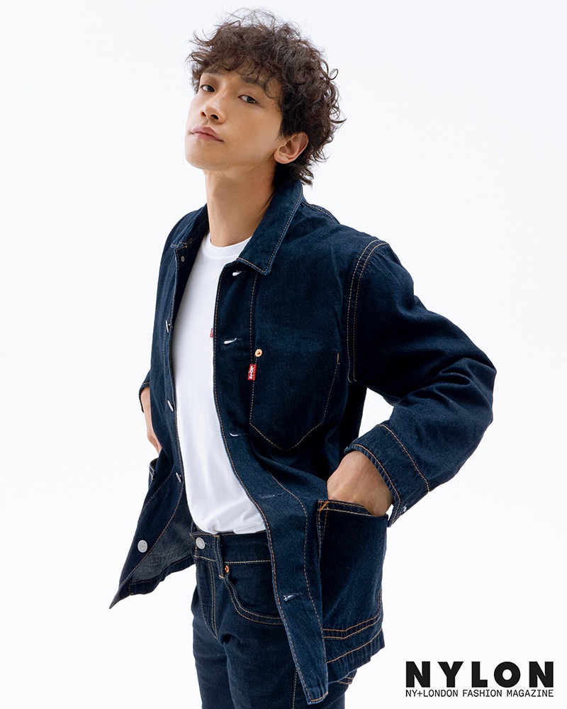 韩国艺人rain最新杂志写真 卷发俏皮活力十足